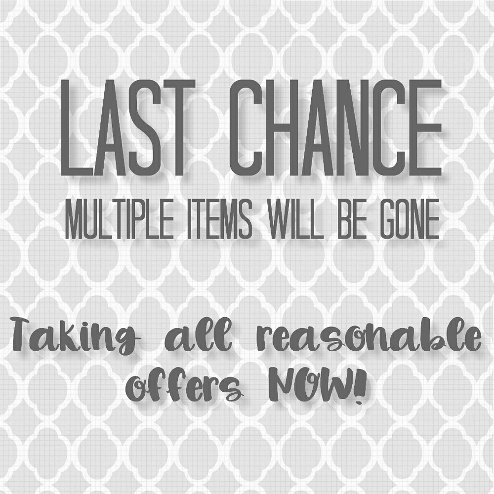 🎉🎉 LAST CHANCE 🎉🎉